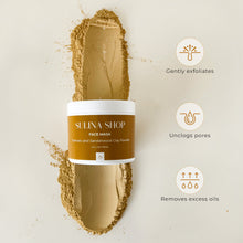 Load image into Gallery viewer, Turmeric and Sandalwood Clay Powder Face Mask